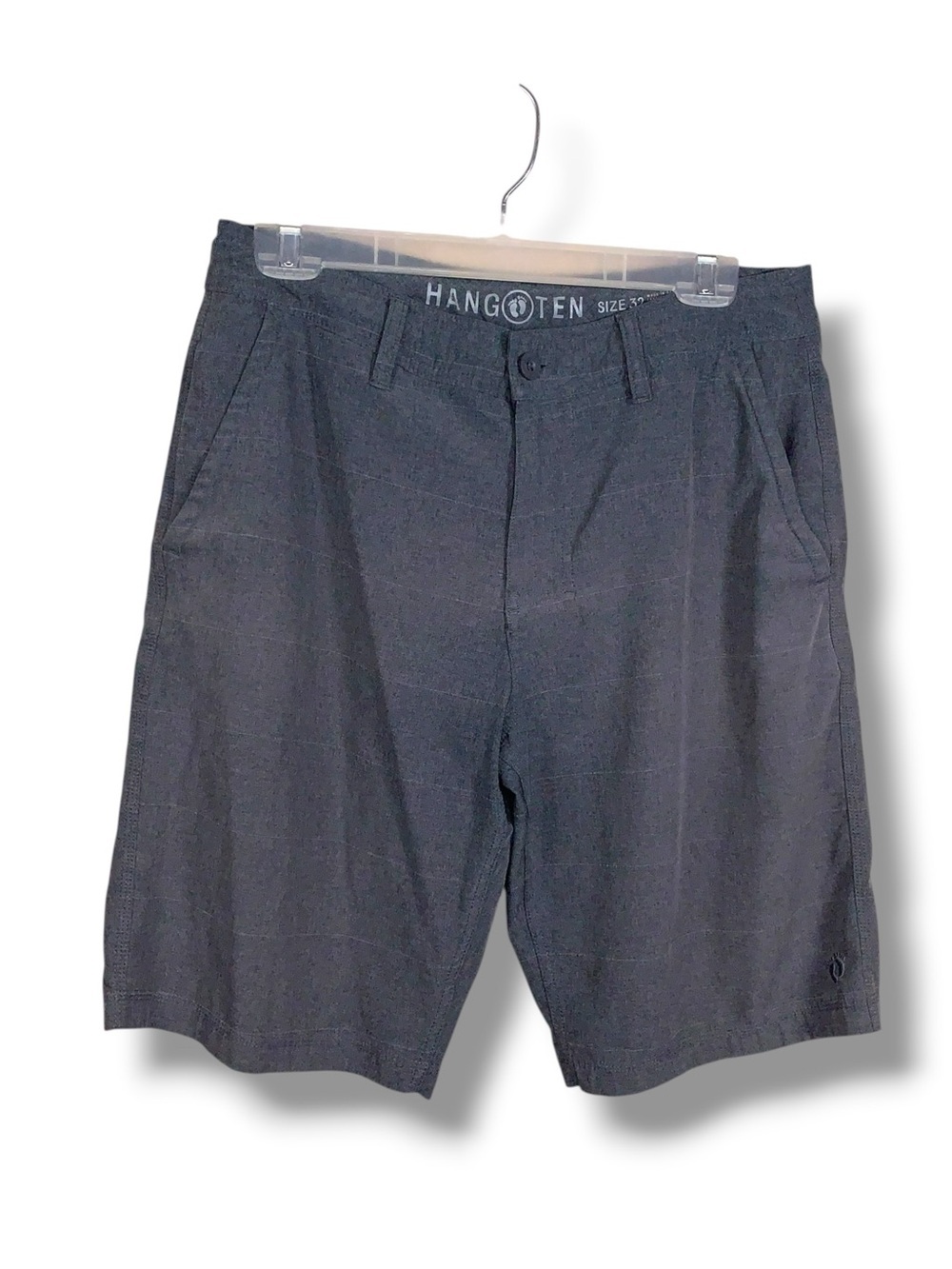 Size 32 Waist Hang Ten Grey Board Shorts Lightweight Surf Skate Outdoor Beach